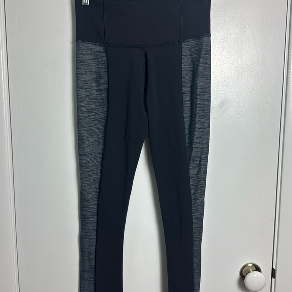 Lululemon Barre Pulse Pant Black Reversible Slub Denim Black Size 6 - Picture 3 of 10